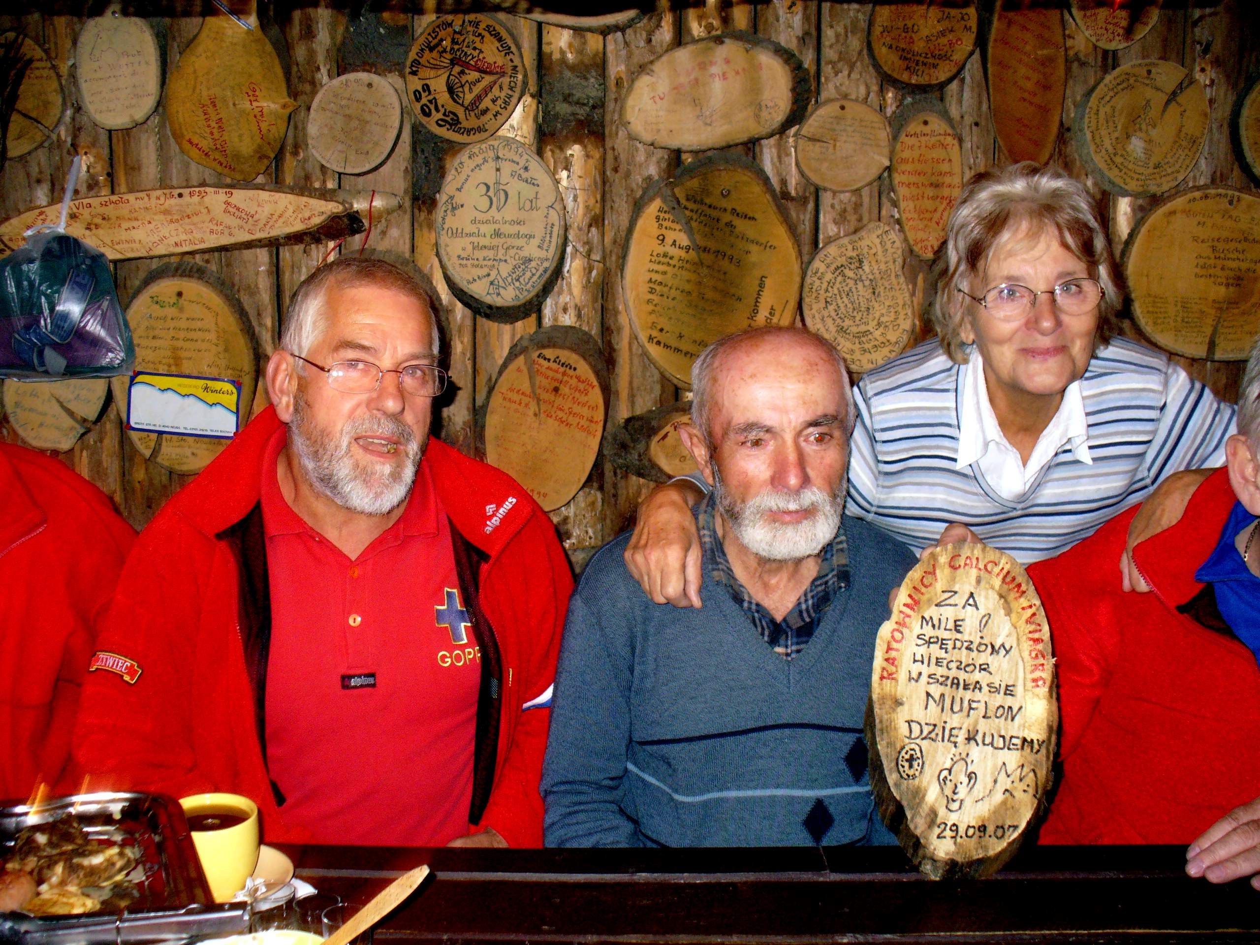 Wspominkowe posiady w Szałasie Muflon.